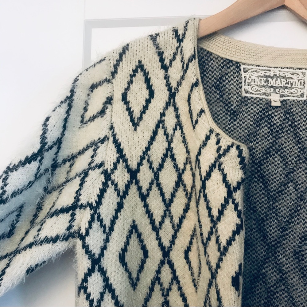 Pink Martini cozy cardigan